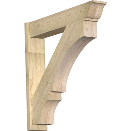 Ekena Millwork Balboa Traditional Rough Sawn Outlooker, Douglas Fir, 8"W x 42"D x 42"H OUT08X42X42BOA01RDF
